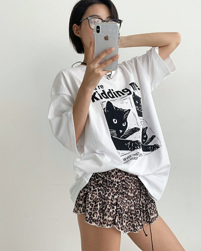 プリントTシャツ 半袖 クマちゃん 大きいサイズ ゆったり オーバーサイズ madeinkorea dgapparel-10000436 DGstore サンプル画像3