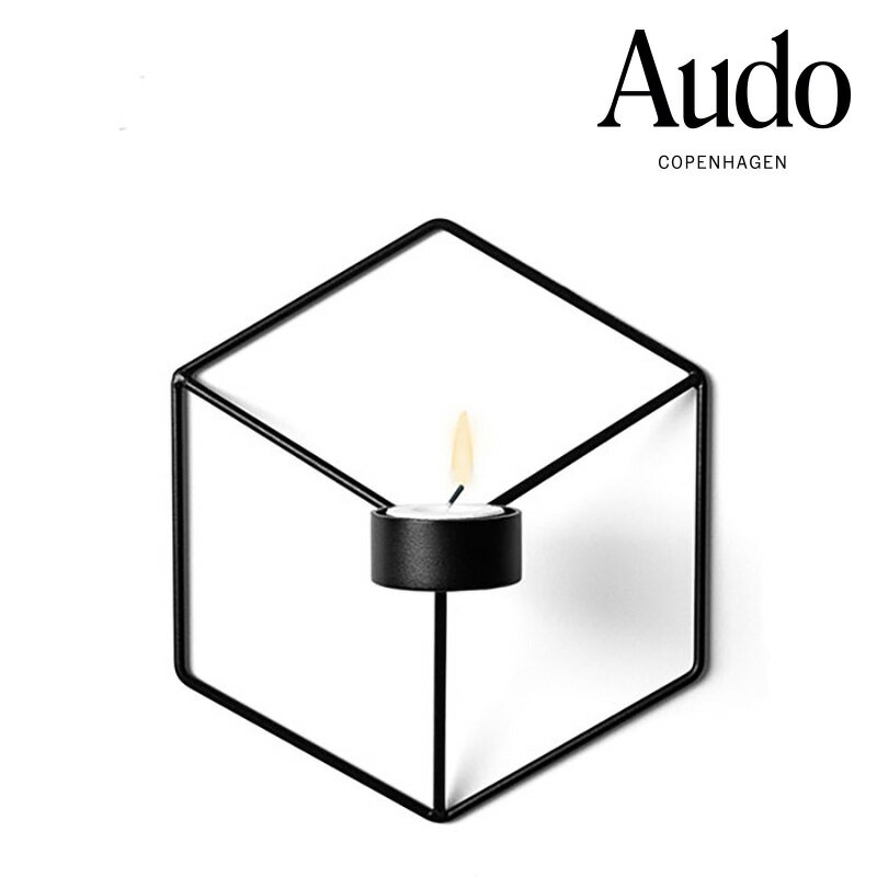 【P10倍 4/30まで】【公式】 北欧 Audo MENU POV Candleholder Wall ウォールキャンドルホルダー ブラック 4766539 Living 燭台 ろうそく キャンドルホルダー 北欧インテリア