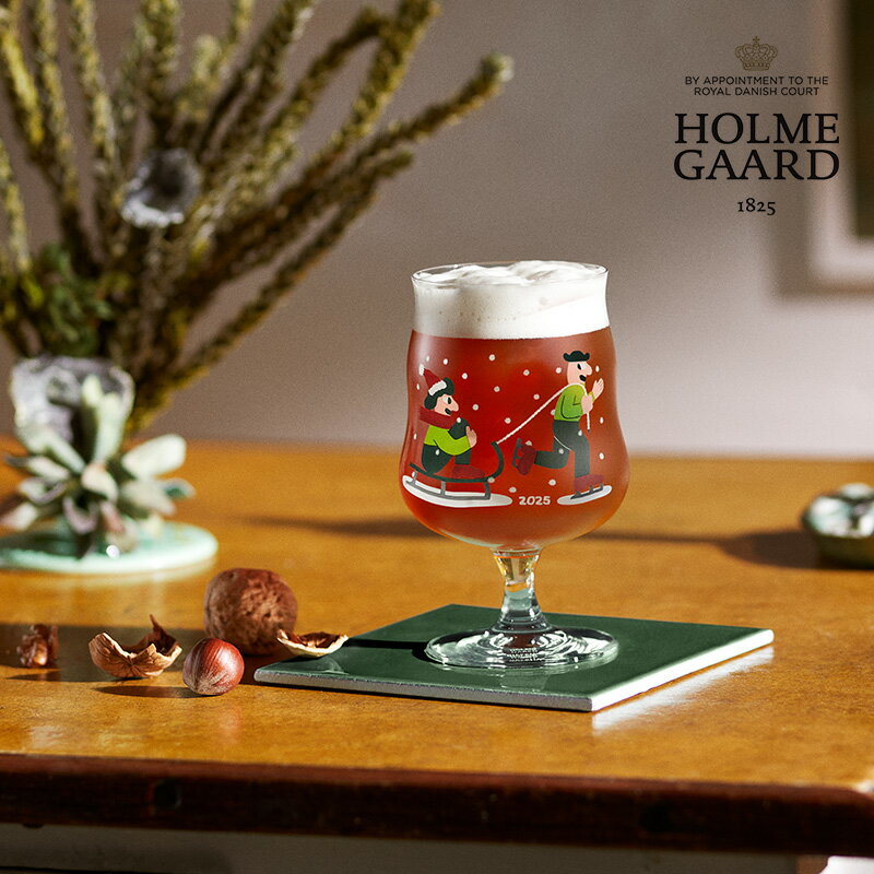 ڥꥸʥ륳դHOLMEGAARD x Mikkeller Pint Beer Glass Christmas 2025 4300546 ӥ...