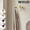 【公式】 北欧 WOUD ウッド アラウンドウォールハンガー L ナチュラル/ブラック ブラックフック/ブラスフック