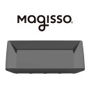  Magisso サービングプレート スモール 14×14cm 70620 ブラック クーリングセラミックスサーブウェア