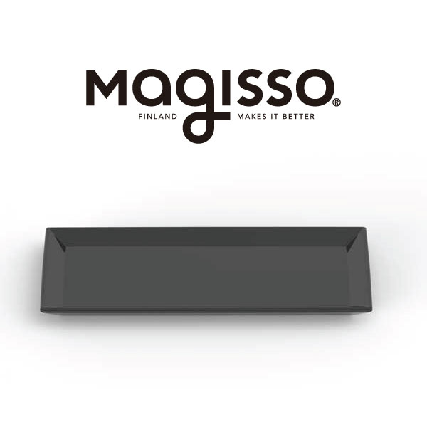 【アウトレット 訳あり】 北欧 magisso サービングプレート 28×14cm 70622-SY ブラック クーリングセラミック サーブウェア【訳あり品】 保冷 ひんやり【返品不可】