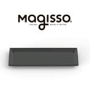  北欧 magisso サービングプレート 28×14cm 70622-SY ブラック クーリングセラミック サーブウェア 保冷 ひんやり