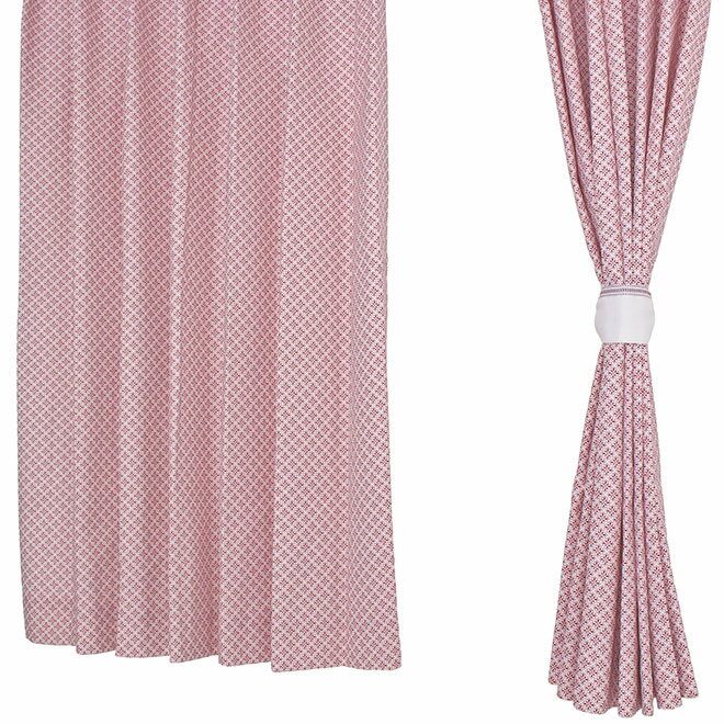 【ポイント10倍! 27日1:59まで】Shyness シャイネスドレープカーテン ディライト レッド 100×135cm KY1877RE-CT-135 北欧