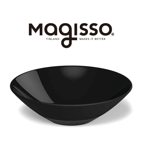 【アウトレット 訳あり 外装不良】北欧 magisso サービングボウル 29cm 70616-SY ブラック クーリングセラミックスサーブウェア【返品不可 ラ...