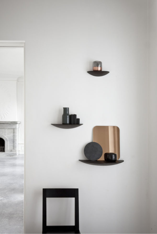 【ポイント10倍! 6/11 1:59まで】【アウトレット 訳あり】 北欧 Audo Copenhagen Gridy Fungi Shelf グライディファンギシェルフ ミディアム ダークオーク 6700939-SY Living 収納 家具 棚 北欧インテリア 【返品不可 ラッピング不可】 3