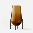 【アウトレット 訳あり】 北欧 Audo MENU Echasse Vase Amber イシャスベース M アンバー 4796929-SY Living 花器...