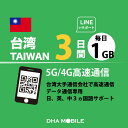 台湾eSIM 3日間 毎日1GB(超えると当日中低速128kbps) 台湾SIM プリペイドsim 4G/LTE回線 データ通信専用 esim対応simフリー端末のみ対応