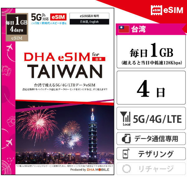 DHA 쥯ȡŷԾŹ㤨eSIM 4 1GB(Ķ®128kbps SIM ץڥsim 4G/LTE ǡ̿ esimбsimե꡼üΤб ι  sim  sim DHA MOBILEۡפβǤʤ980ߤˤʤޤ