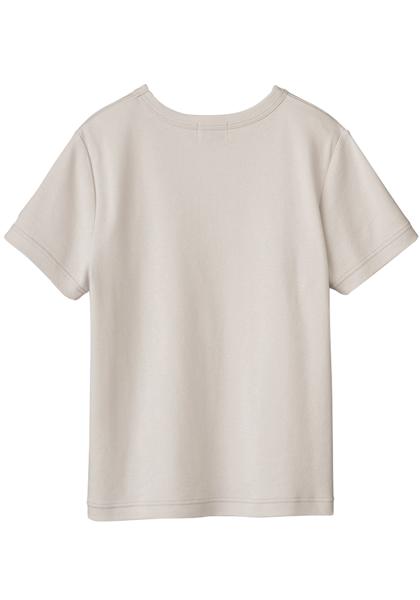 上質な100％オーガニックコットンカットソー「ソフトフライスクルーネックTシャツ...