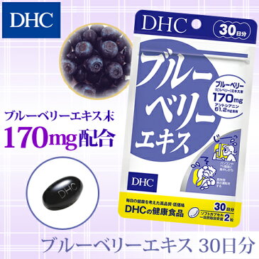 【最大P26倍以上&400pt開催】 ブルーベリーエキスをサプリメントで効率的に！【DHC直販】 サプリ サプリメント ブルーベリーエキス 30日分