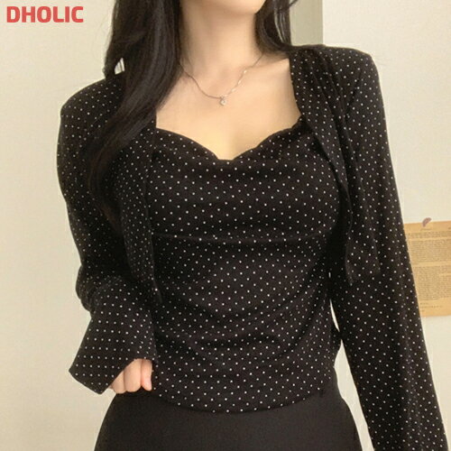 レディース 韓国ファッション セットアップ アンサンブル トップス カーディガン トップス キャミソー..