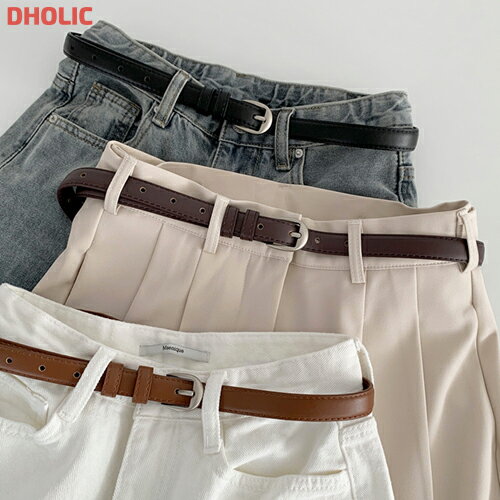 レディース 韓国ファッション 小物 ファッション雑貨 ベルト 無地 フェミニン カジュアル シンプル プ..