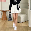 ウエストゴムミニフリルティアードスカート