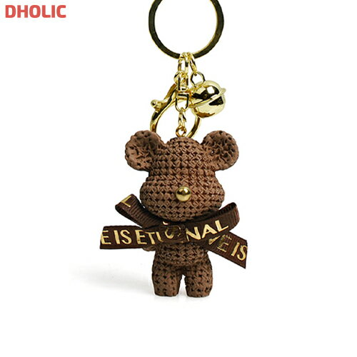 レディース 韓国ファッション 小物 バッグ かばん チャーム キーリング ポイントぬいぐるみ リボン ベ..