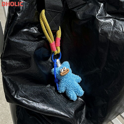 レディース 韓国ファッション 小物 バッグ かばん チャーム キーリング ポイントぬいぐるみ プチプラ ..