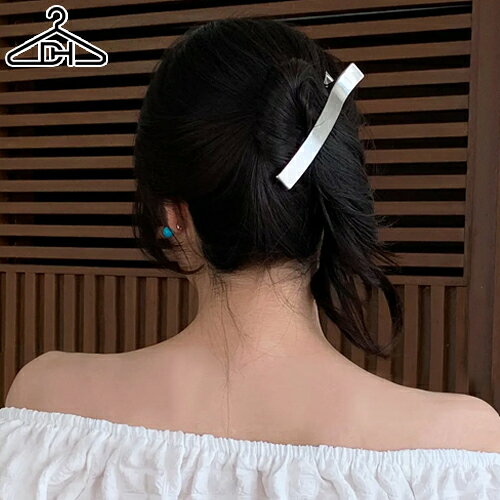 レディース 韓国ファッション ヘアアクセサリー バンスクリップ ヘアクリップ 無地 メタル オフィス フェミニン シック シンプル デイリー 着回し プチプラ 春 夏 秋 冬 SSTHEN