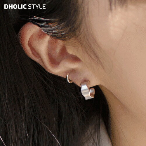 楽天DHOLIC STYLEウェーブモチーフピアス・p140767 レディース 【acc】 韓国ファッション アクセサリー ジュエリー ピアス リング ウェーブ ボールド ゴールド シルバー シンプル 小ぶり ミニ 小さい カジュアル 春 夏 STYLE