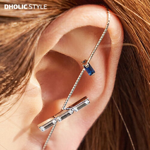 楽天DHOLIC STYLEイヤーラップクローラーピアス・p214995 レディース 【acc】 韓国ファッション アクセサリー ジュエリー ピアス バーピアス スティックピアス キュービック パール バタフライ イヤーカフ ゴールド シルバー 星 カジュアル 夏 STYLE