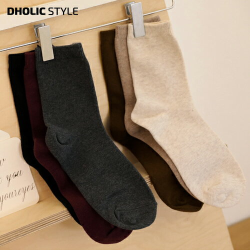 楽天DHOLIC STYLE6COLORSソックス・p297413 レディース 【acc】 韓国ファッション ソックス 靴下 クツシタ くつ下 くつした ショートソックス アンクルソックス 無地 ベーシック カジュアル 秋 冬 STYLE