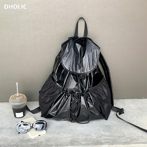樂天商城 - [IPUMU] bag 韓国ファッション 小物 鞄 かばん リュックバッグ 内側ポケット ストラップ調節 ストリング 大容量 学生 ガーリー フェミニン 大人 カジュアル 秋 冬 c35210