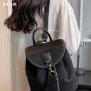 bag レディース 韓国ファッション 小物 ファッション雑貨 鞄 かばん バックパック スエード調 入口ストリング プチプラ シック フェミニン 大人 カジュアル 秋 冬 bada c30b84