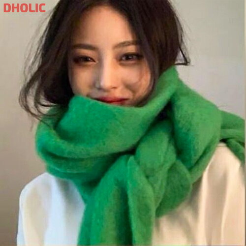 etc レディース 韓国ファッション 小物 ファッション雑貨 マフラー 防寒 フリンジ 伸びる 無地 カラバ..