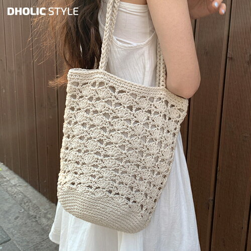 乐天商城 - ポーチドッキング編み込みトートバッグ・p528941 レディース 【bag】 韓国ファッション バッグ トートバッグ ポーチ付き ドッキング 編み込み カジュアル ガーリー お出かけ 春 夏 秋 冬 カジュアル STYLE