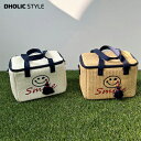 ストラップ付スマイル保冷バッグ・p397840 レディース 【bag】 韓国ファッション バッグ 雑貨 保冷バッグ ピクニック レジャー お出かけ 行楽 スマイル ニコちゃんマーク ストラップ 持ち運び 春 夏 秋 冬 カジュアル STYLE