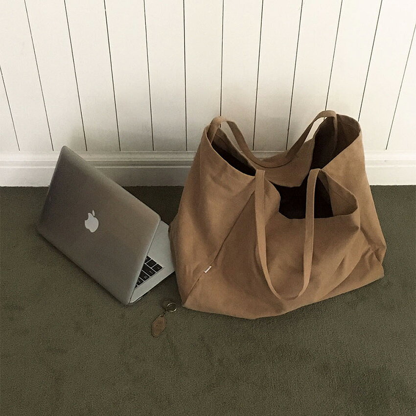 DHOLICの★スーパーセール・10%SALE★bag レディース 韓国ファッション 小物 ファッション雑貨 鞄 かばん 大容量 綿 コットン 単色 無地 シンプル カジュアル お出かけ 春 夏 秋 冬 SSBEID sup9｜アングル2