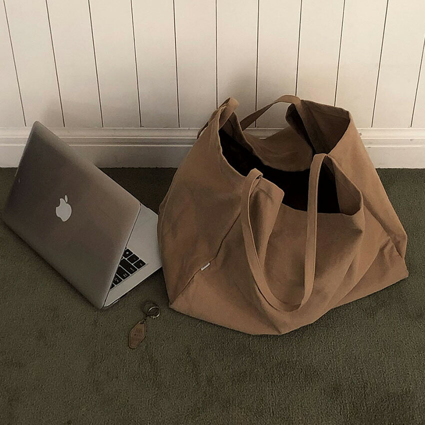 DHOLICの★スーパーセール・10%SALE★bag レディース 韓国ファッション 小物 ファッション雑貨 鞄 かばん 大容量 綿 コットン 単色 無地 シンプル カジュアル お出かけ 春 夏 秋 冬 SSBEID sup9｜アングル3