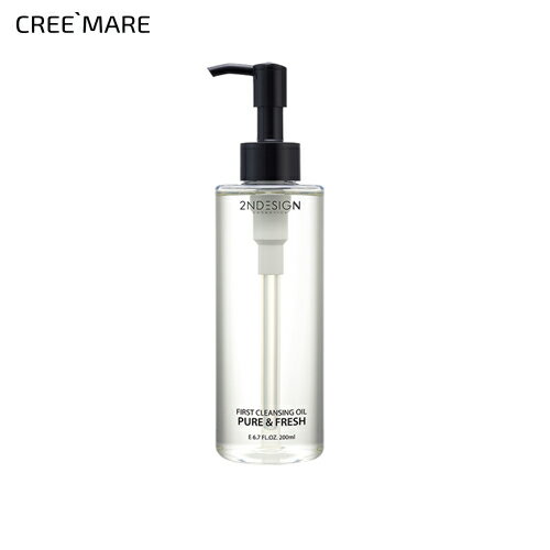 [セカンドデザイン]ファーストクレンジングオイルピュア＆フレッシュ(ブラック)・46898 コスメ cosme【SKINCARE】2NDESIGN seconddesign クレンジング クレンジングオイル オイル メイク落とし 化粧落とし 韓国 韓国コスメ セカンドデザイン