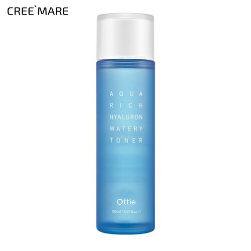 オッティー アクアリッチヒアルロンウォータリートナー 50367 コスメ cosme【SKINCARE】Ottie トナー 化粧水 スキンケア ヒアルロン酸 保湿 整肌 AHA 韓国 韓国コスメ オッティー