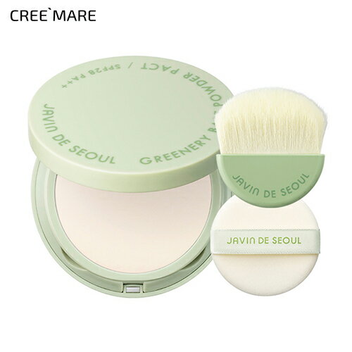 [ジャビンデソウル] グリナリーベースパウダーパクト・51006 コスメ cosme【MAKEUP】JAVINDESEOUL フェイスパウダー ベースメイク パクト プレスト フィニッシュパウダー 皮脂 ホワイト 白 ベージュ アイボリー 保湿 韓国 韓国コスメ ジャビンデソウルのサムネイル