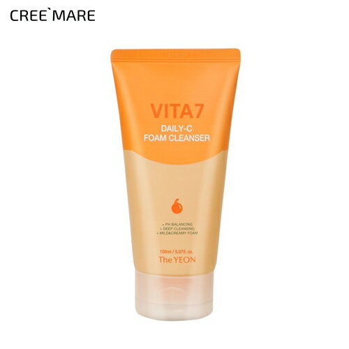 [ザ・ヨン] ビタ7デイリーCフォームクレンザー・51817 コスメ cosme【SKINCARE】ザヨン theyeon クレンジング 洗顔 クレンジングフォーム 泡 潤い うるおい ハルラボン ココナッツ 保湿 しっとり 韓国 韓国コスメ【C限+】
