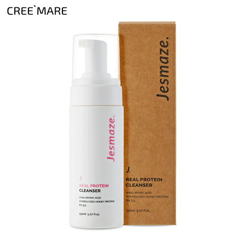 [ジェスメイズ] リアルプロテインクレンザー・53537 コスメ cosme 【SKINCARE】Jesmaze ジェスメイズ クレンザー プロテイン 洗顔 タンパク質 アミノ酸 弱酸性 低刺激 コメ ハチミツ メイク落とし 皮脂ケア 角質ケア ムスク 韓国コスメ