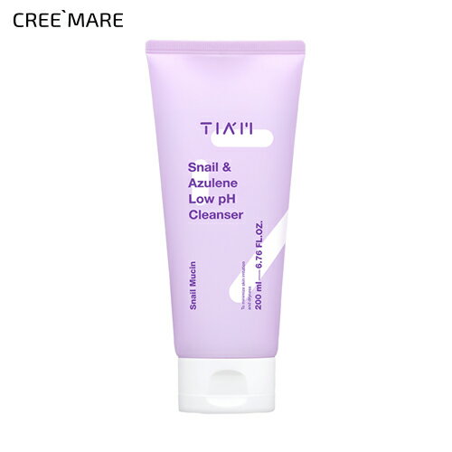 [ティアム] スネイル＆アズレン弱酸性クレンザー・48460 コスメ cosme 【SKINCARE】TIAM クレンザー クレンジング 洗顔 弱酸性 カタツムリ 低刺激 しっとり ジェル クレンジングジェル 韓国 韓国コスメ ティアム 1