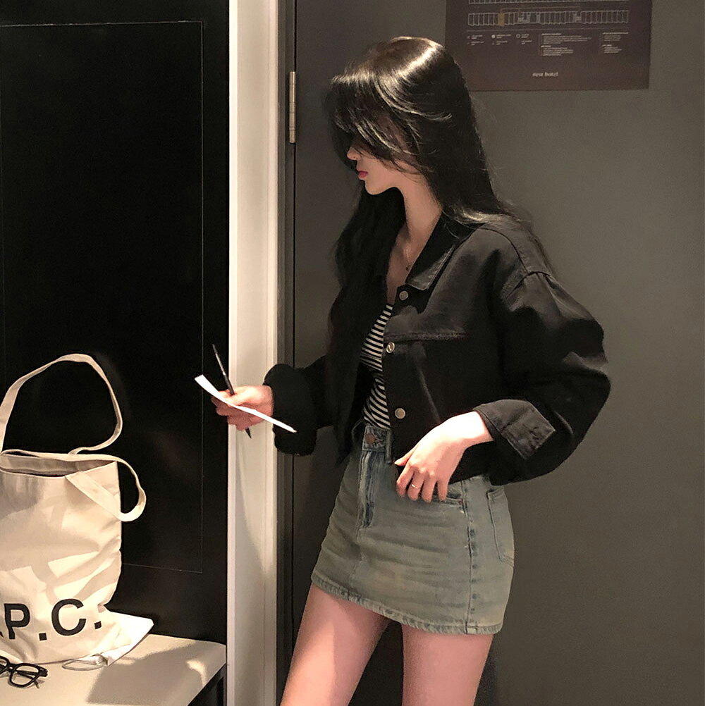 [beidelli made]ステッチコットンジャケット・p641321 レディース 【jk】アウター 長袖 カラーネック ジャケット ボタン シンプル カジュアル お出かけ 着回し 春 秋 SSBEID 韓国ファッション dholicstyle-10069837 DHOLIC サンプル画像2