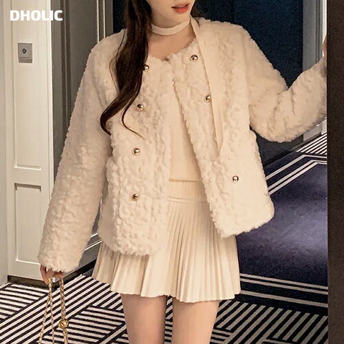 楽天市場】dholic ジャケット ファーの通販