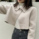 ウール混ワンボタンショートジャケット