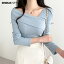 【送料無料・メール便】2TYPEアンバランスワンショルダーTシャツ・p487847 レディース【tops】韓国ファッション トップス Tシャツ アンバランス ワンショルダ— Vネック 長袖 カジュアル モード お出かけ デート 春 夏 パステルカラー STYLE【UB3】 3,795円