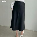 レディース sk 韓国ファッション ボトムス ロングスカート マキシ丈 フレアスカート バックファスナー 裏地 無地 シンプル デイリー ガーリー 大人 オフィス カジュアル 着回し 春 秋 SSDANG(4)