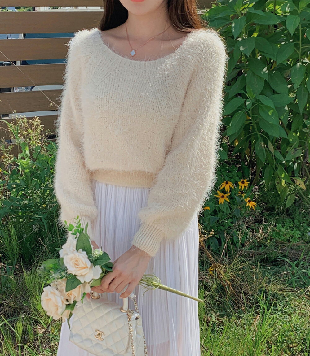 オフショルバルーンルーズニット・p575279 レディース 【tops】トップス 長袖 オフ...