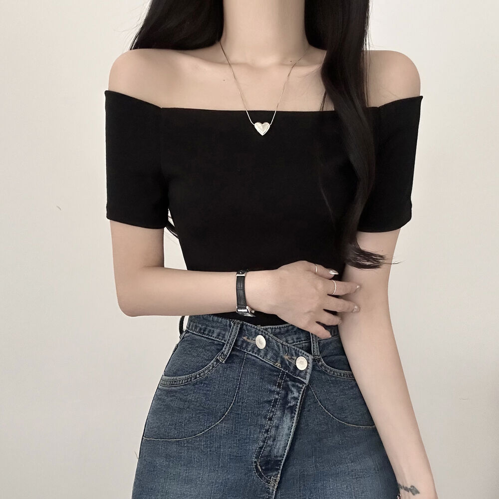 オフショルダー半袖Tシャツ・p549622 レディース 【tops】 トップス オフショル 半...