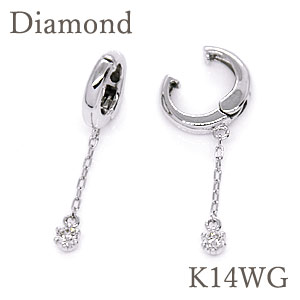 ʡۥɥԥ 1γ֤鲼꥿ץ 0.10ct K14WG(ۥ磻ȥ k14wg 14) 4С̵ۡ