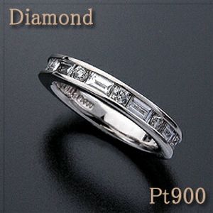 【楽天市場】ダイヤモンドリング レールタイプエタニティー ダイヤモンド 1.0ctUP Pt900（プラチナ） とても珍しい希少価値の高い