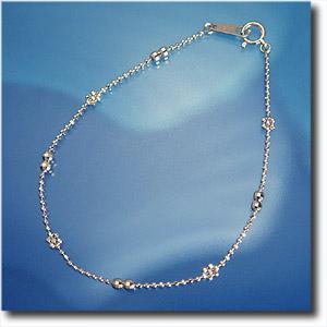 50%OFF！アウトレット！ プチネックレスアウトレット ブレスレット K18(イエローゴールド)