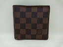 ルイ・ヴィトン LOUIS VUITTON N61675 ポルトフォイユ・マルコ 二つ折り財布 ブラウン 【中古】 【送料無料】|詳細画像
