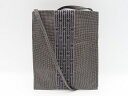 エルメス HERMES エールラインポシェット ショルダーバッグ キャンバス グレー 【中古】 【送料無料】