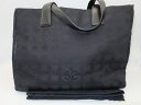 【値下げ】 シャネル CHANEL A15991 トートバッグMM ニュートラベルライン ブラック 【中古】 【送料無料】